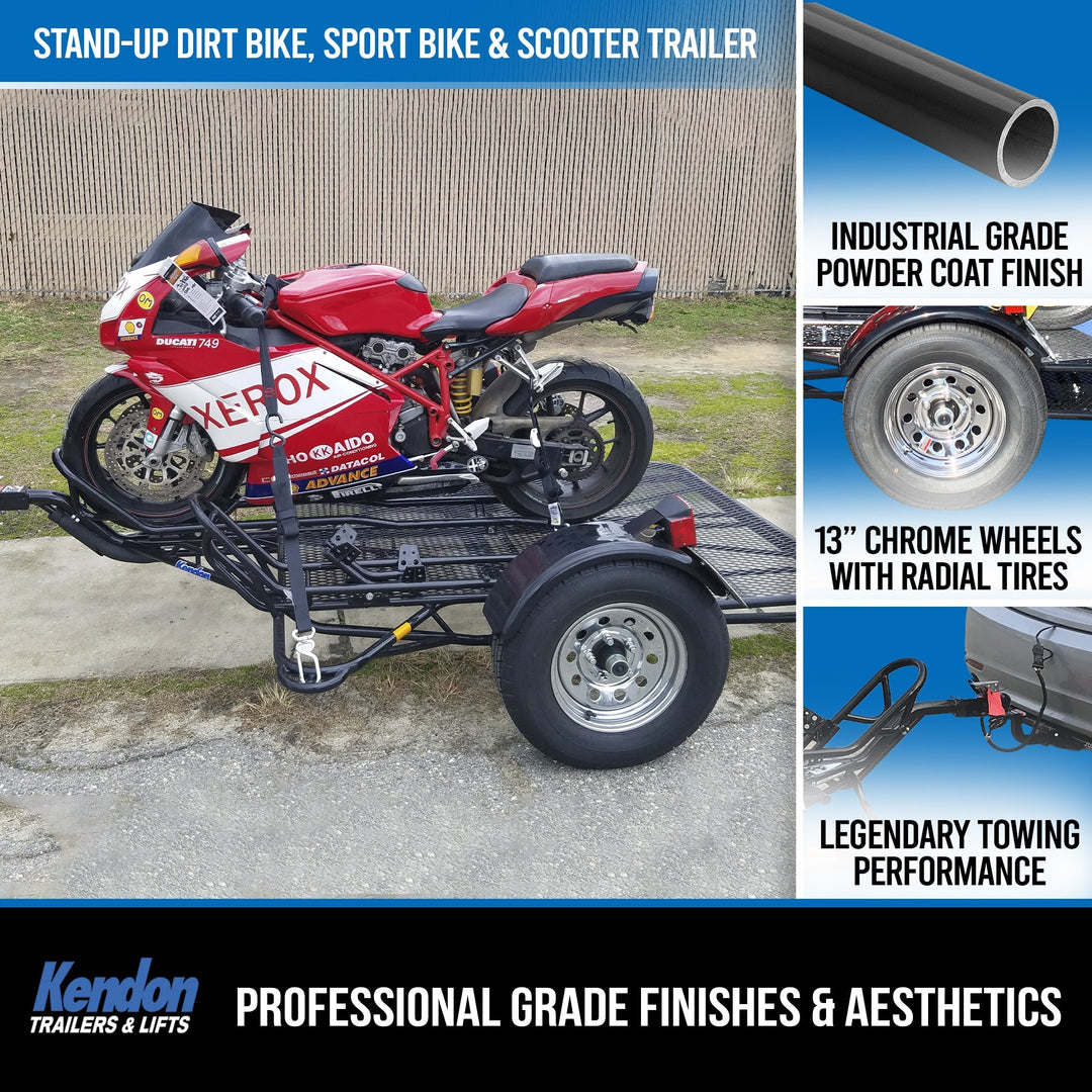 Go!Series Stand-Up™  Dirt Bike Trailer, Sport Bike & Scooter Trailer
