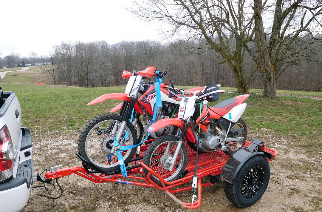 Stand-Up™  Dirt Bike Trailer, Sport Bike & Scooter Trailer