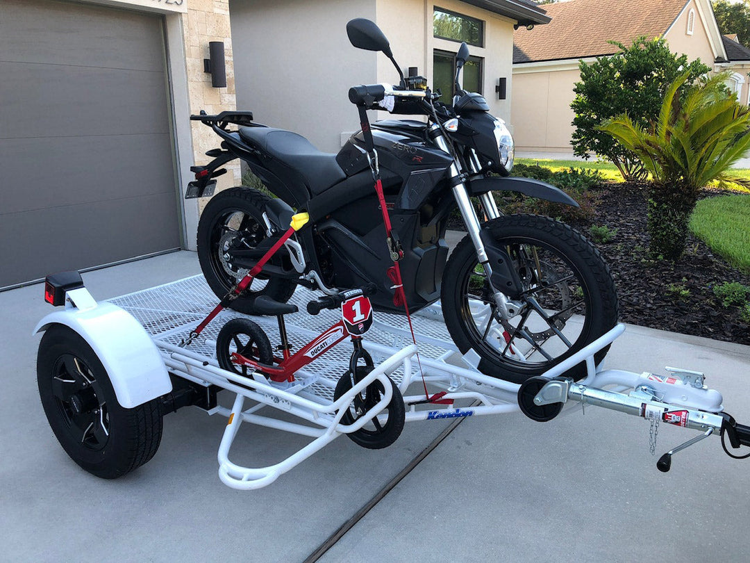 Stand-Up™  Dirt Bike Trailer, Sport Bike & Scooter Trailer