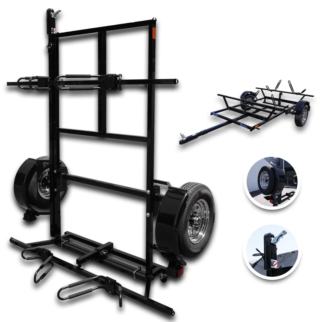 Premium Stand-Up Kayak Trailer