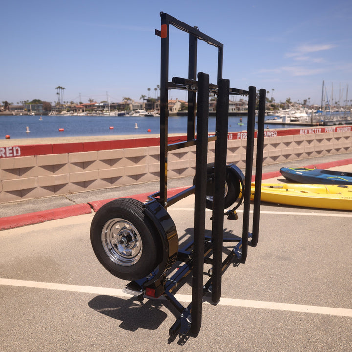 Premium Stand-Up Kayak Trailer with Horizontal Bar